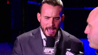 UFC 181 CM Punk Interview [upl. by Annnora933]