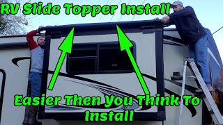 How to Install RV Slide Toppers [upl. by Siugram613]