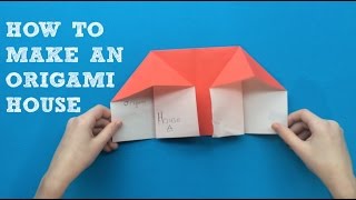 How to Make an Origami House EASY [upl. by Asiral]