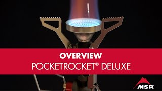 MSR® PocketRocket® Deluxe Stove [upl. by Velvet]