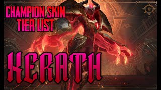 League of Legends Xerath Skin Tier List [upl. by Assetniuq]