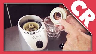 Capresso Infinity Burr Grinder  Crew Review [upl. by Etnoel]