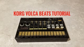 Korg Volca Beats Tutorial [upl. by Nylirak679]