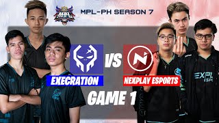 RENEJAY vs KELRA NA  EXE vs NXP GAME 1  MPL PH S7 Week 3 Day 1 [upl. by Greenleaf]