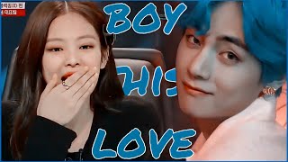 BLACKPINK reaction to BTS “Boy With Love” Performance [upl. by Haugen]