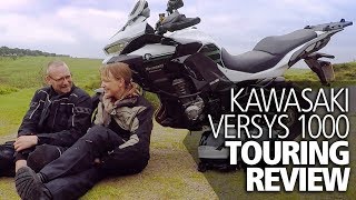 2019 Kawasaki Versys 1000 pillion review  Touring test vlog [upl. by Ardet]