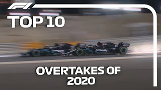 Top 10 Overtakes of the 2020 F1 Season [upl. by Jp]