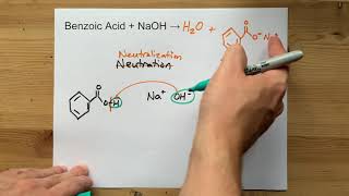 Benzoic Acid  NaOH   Neutralization Reaction [upl. by Vladamir]