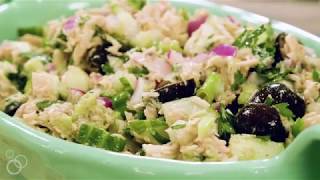 No Mayo Mediterranean Tuna Salad  The Mediterranean Dish [upl. by Mumford]