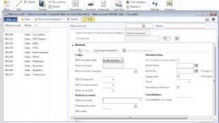 Dynamics AX 2012  Main Account [upl. by Thilda206]