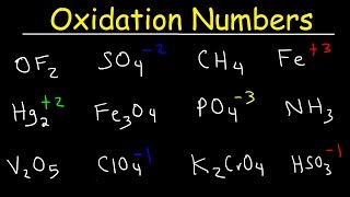 How To Calculate Oxidation Numbers  Basic Introduction [upl. by Cassilda414]