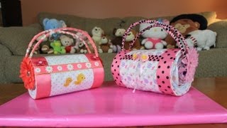 Diaper Cake Purse How To Make [upl. by Wera488]