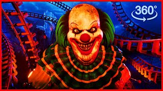 Scary 360° VR Roller Coaster [upl. by Lyreb]