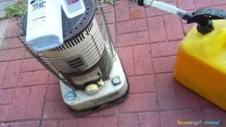 Secret to using Diesel in a Kerosene Heater [upl. by An]