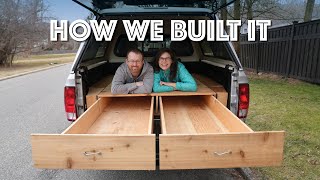 Our Truck Bed Drawers Build Easy Simple amp Removable [upl. by Nyllek679]