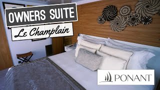 Ponant Le Champlain  Owners Suite Tour [upl. by Tichonn440]