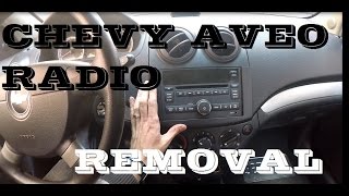 How to remove Radio in Chevrolet Aveo [upl. by Nickola]