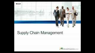 Microsoft Dynamics AX 2012 Supply Chain Management Demo [upl. by Mehetabel]