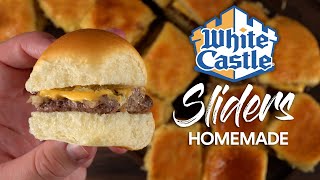 I made WHITE CASTLE Sliders at home way BETTER [upl. by Cecilla]