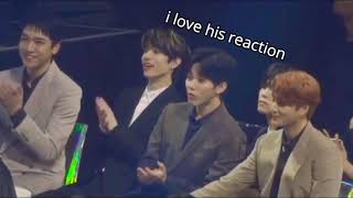 Idol reaction to army scream BTS VCR MGMA 2019 [upl. by Janenna]