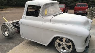 1955 Chevrolet 3100 Stepside Pickup Truck Build Project [upl. by Marney]