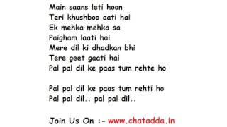 Dil Ke Paas Lyrics Full Song Lyrics Movie  Wajha Tum Ho [upl. by Petromilli]