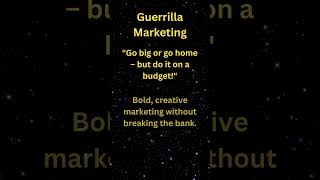 Guerrilla Marketing [upl. by Adlei]