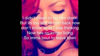 Rihanna  Man Down Lyrics on Screennew song 2011 HD [upl. by Weld]