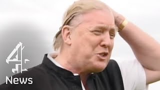 Donald Trump interview on his golf course amp hair  Channel 4 News [upl. by Starlin]