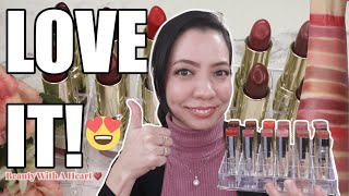 Milani Color Statement Lipsticks Swatches amp Review [upl. by Ayotahc]