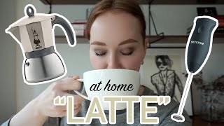 HOW TO MAKE A quotLATTEquot AT HOME moka pot  frother [upl. by Orlanta]