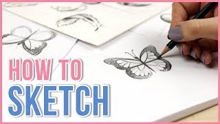 How to Sketch  Sketching Tips for Beginners  Art Journal Thursday Ep 21 [upl. by Sudnac452]