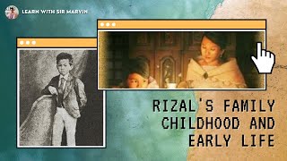 Chapter 3 RIZALS FAMILY CHILDHOOD AND EARLY EDUCATION [upl. by Doralyn]