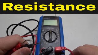 How To Measure Resistance With A MultimeterTutorial [upl. by Olzsal]