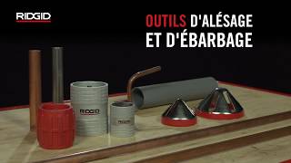 RIDGID Alésoirs et outils débavurage [upl. by Notsae]