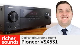 Pioneer VSX531  AV receiver  Richer Sounds [upl. by Hyrup32]