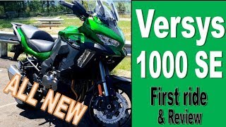 2019 Kawasaki Versys 1000 SE  First Ride and Review [upl. by Ankeny]