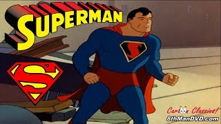 SUPERMAN CARTOON Destruction Inc 1942 HD 1080p  Bud Collyer Joan Alexander Jackson Beck [upl. by Narbig144]