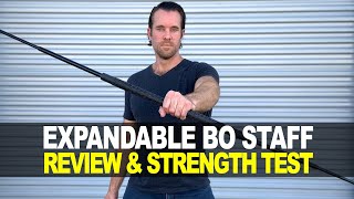 Expandable Bo Staff Review amp Strength Test [upl. by Hirschfeld]