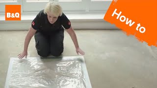 How to lay flooring part 1 preparation [upl. by Malti]