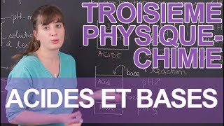 Acides et bases  PhysiqueChimie  3e  Les Bons Profs [upl. by Earahs]