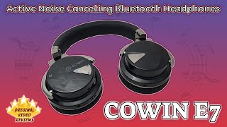 COWIN E7 Bluetooth Headphones Review 🎧 [upl. by Kiernan]