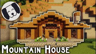 Minecraft  Mountain House Tutorial [upl. by Laetitia]