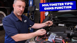 How to use a Multimeter  Ohms Function [upl. by Denten]