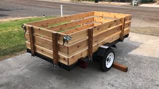 Harbor Freight Utility Trailer Build DIY utilitytrailer [upl. by Roberto86]