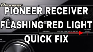 Pioneer VSX920 Unresponsive  Advanced MCACC flashing light fix [upl. by Lever185]