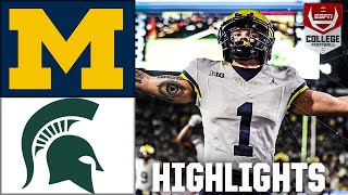 Michigan Wolverines vs Michigan State Spartans  Full Game Highlights [upl. by Ayel]