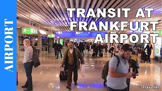 TRANSIT WALK AT FRANKFURT Airport FRA Terminal 1  Connection Flight Transfer Arriving amp Departing [upl. by Neuberger]