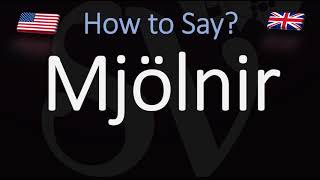 How to Pronounce Mjölnir CORRECTLY Thors Hammer Name Pronunciation [upl. by Elbon]