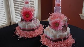 How To Make a Diaper Cake [upl. by Nygem]